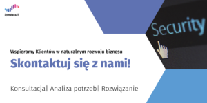 Baner zachęcający do kontaktu z Firmą Symbioza.IT